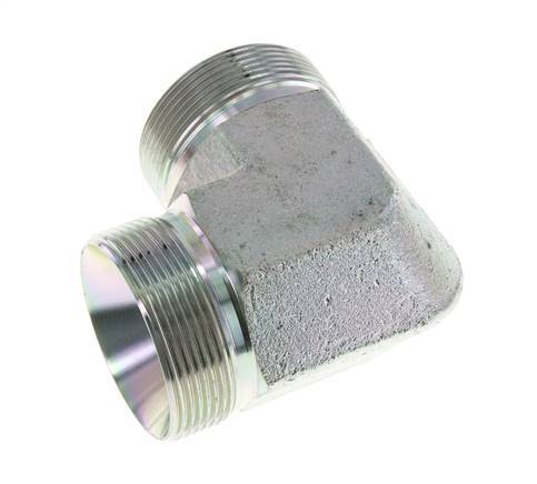 90 Grad abgewinkeltes Fitting G2'' Hochdruck-Stahl 60° Konus 175bar (2458.75psi) Hydraulisch