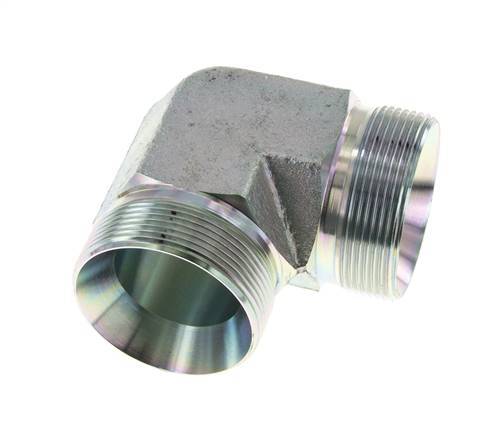 90 Grad abgewinkeltes Fitting G2'' Hochdruck-Stahl 60° Konus 175bar (2458.75psi) Hydraulisch