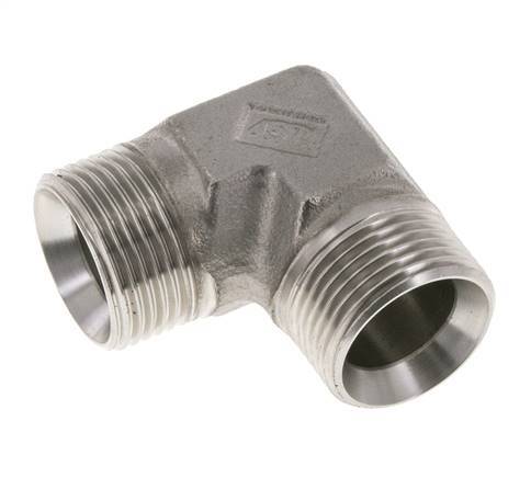 90 Grad abgewinkeltes Fitting G1'' Hochdruck-Edelstahl 60° Konus 225bar (3161.25psi) Hydraulisch