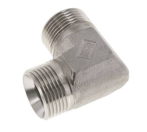 90 Grad abgewinkeltes Fitting G1'' Hochdruck-Edelstahl 60° Konus 225bar (3161.25psi) Hydraulisch