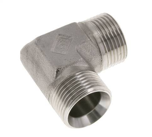 90 Grad abgewinkeltes Fitting G1'' Hochdruck-Edelstahl 60° Konus 225bar (3161.25psi) Hydraulisch