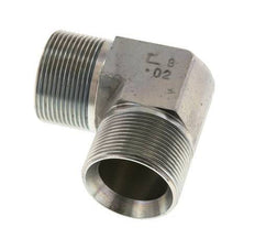90 Grad abgewinkeltes Fitting G1 1/2'' Hochdruck-Stahl 60° Konus 190bar (2669.5psi) Hydraulisch