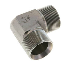 90 Grad abgewinkeltes Fitting G1 1/2'' Hochdruck-Stahl 60° Konus 190bar (2669.5psi) Hydraulisch