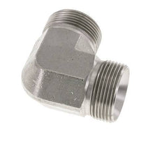 90 Grad abgewinkeltes Fitting G1 1/4'' Hochdruck-Edelstahl 60° Konus 190bar (2669.5psi) Hydraulisch