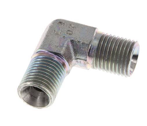 90 Grad abgewinkeltes Fitting G1/4'' Hochdruckstahl 60° Konus 350bar (4917.5psi) Hydraulisch