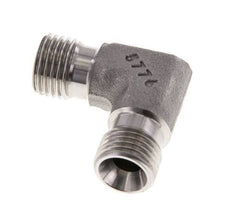 90 Grad abgewinkeltes Fitting G1/4'' Hochdruck-Edelstahl 60° Konus 350bar (4917.5psi) Hydraulisch