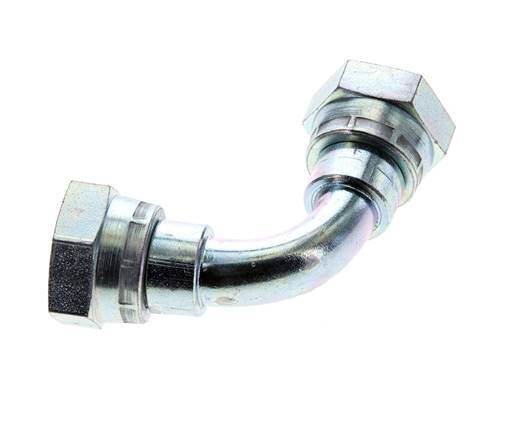 90deg Angled Fitting G1/2'' Female High Pressure Steel 60° Cone 300bar (4215.0psi) Hydraulic