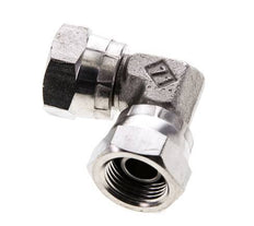 90 Grad abgewinkelte Verschraubung G3/8'' Innengewinde Hochdruck Edelstahl 60° Konus 425bar (5971.25psi) Hydraulik