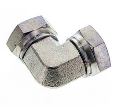 90 Grad Winkelverschraubung G1 1/4'' Innengewinde Hochdruck Stahl 60° Konus 150bar (2107.5psi) Hydraulisch
