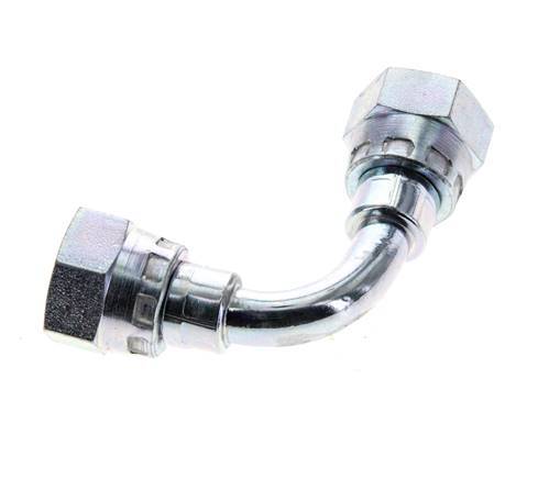 90 Grad abgewinkeltes Anschlussstück G1/4'' Innengewinde Hochdruck Stahl 60° Konus 575bar (8078.75psi) Hydraulisch