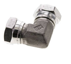 90deg Angled Fitting G1'' Female High Pressure Stainless Steel 60° Cone 150bar (2107.5psi) Hydraulic