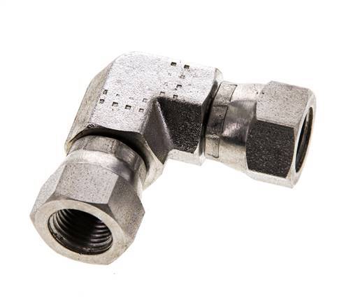 90 Grad abgewinkelte Verschraubung G1/8'' Innengewinde Hochdruck Edelstahl 60° Konus 575bar (8078.75psi) Hydraulisch