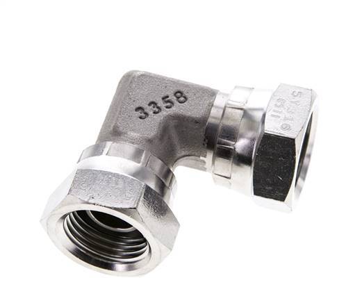 90deg Angled Fitting G1/2'' Female High Pressure Stainless Steel 60° Cone 300bar (4215.0psi) Hydraulic
