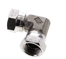 90 Grad abgewinkeltes Anschlussstück G3/4'' Innengewinde Hochdruck-Edelstahl 60° Konus 175bar (2458.75psi) Hydraulisch