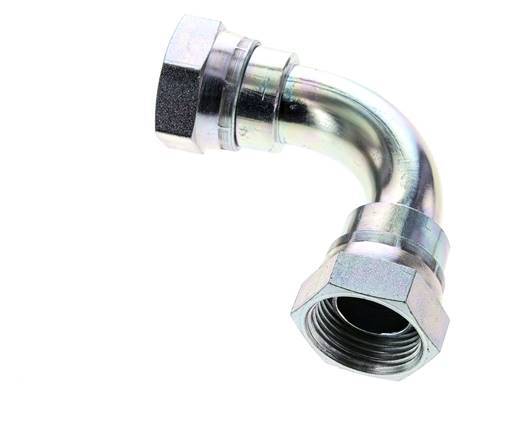 90 Grad abgewinkeltes Fitting G1'' Innengewinde Hochdruckstahl 60° Konus 150bar (2107.5psi) Hydraulisch