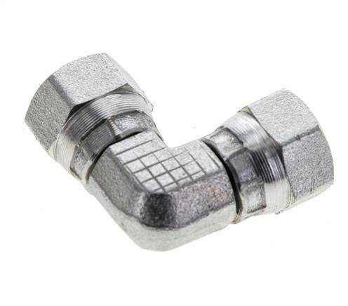 90deg Angled Fitting G1/8'' Female High Pressure Steel 60° Cone 575bar (8078.75psi) Hydraulic