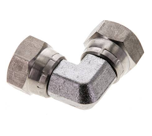 90 Grad abgewinkeltes Anschlussstück G1/4'' Innengewinde Hochdruck-Edelstahl 60° Konus 575bar (8078.75psi) Hydraulisch