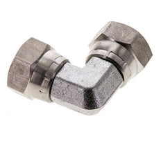 90 Grad abgewinkeltes Anschlussstück G1/4'' Innengewinde Hochdruck-Edelstahl 60° Konus 575bar (8078.75psi) Hydraulisch