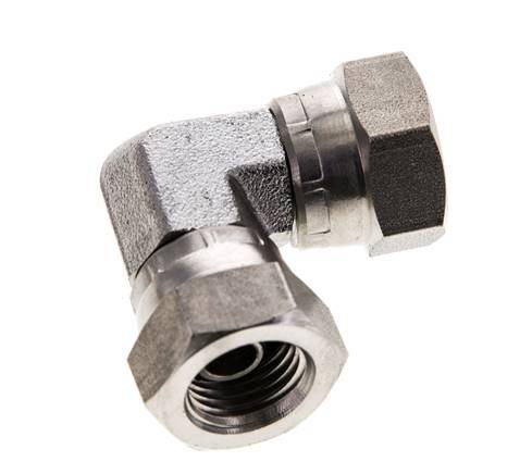 90deg Angled Fitting G1/4'' Female High Pressure Stainless Steel 60° Cone 575bar (8078.75psi) Hydraulic
