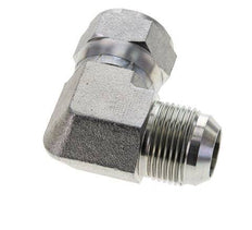 90 Grad JIC-Winkelverschraubung UN 1-3/16''-12 Außengewinde x Innengewinde Stahl 170bar (2388.5psi)