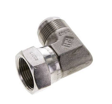 90 Grad JIC-Winkelverschraubung UN 1-5/16''-12 Außengewinde x Innengewinde Edelstahl 170 bar (2388,5 psi)