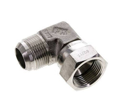 90 Grad JIC-Winkelverschraubung UN 1-5/16''-12 Außengewinde x Innengewinde Edelstahl 170 bar (2388,5 psi)