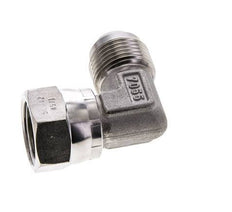 90deg JIC Angled Fitting UN 1-1/16''-12 Male x Female Stainless Steel 210bar (2950.5psi)