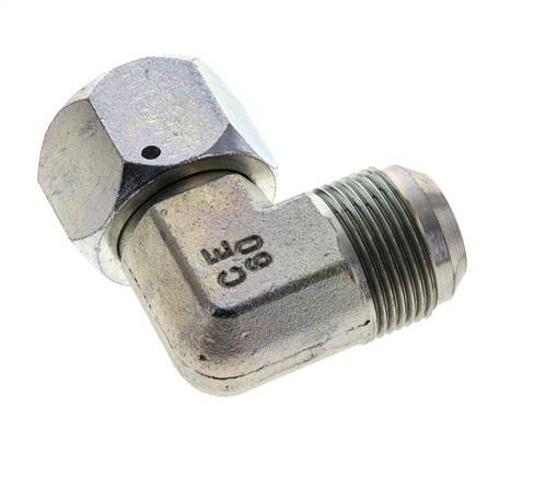 90 Grad JIC-Winkelverschraubung UN 1-5/16''-12 Außengewinde x Innengewinde Stahl 170bar (2388.5psi)
