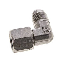 90 Grad JIC-Winkelfitting UNF 9/16''-18 Außengewinde x Innengewinde Edelstahl 275 bar (3863,75 psi)