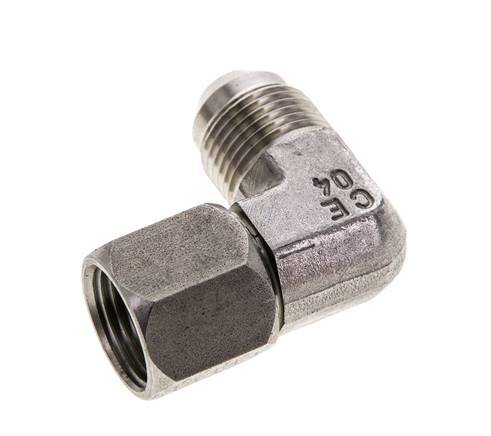90 Grad JIC-Winkelfitting UNF 3/4''-16 Außengewinde x Innengewinde Edelstahl 275 bar (3863,75 psi)