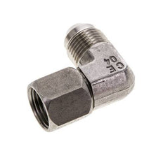 90 Grad JIC-Winkelfitting UNF 3/4''-16 Außengewinde x Innengewinde Edelstahl 275 bar (3863,75 psi)