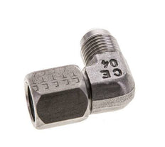 90 Grad JIC-Winkelfitting UNF 1/2''-20 Außengewinde x Innengewinde Edelstahl 275 bar (3863,75 psi)