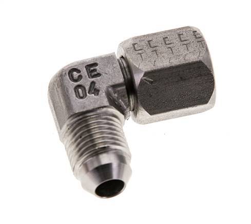 90 Grad JIC-Winkelfitting UNF 1/2''-20 Außengewinde x Innengewinde Edelstahl 275 bar (3863,75 psi)