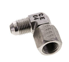 90 Grad JIC-Winkelfitting UNF 1/2''-20 Außengewinde x Innengewinde Edelstahl 275 bar (3863,75 psi)