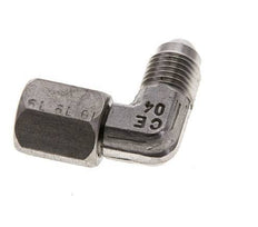 90 Grad JIC-Winkelfitting UNF 7/16''-20 Außengewinde x Innengewinde Edelstahl 310bar (4355,5psi)