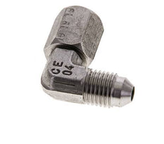 90deg JIC Angled Fitting UNF 7/16''-20 Male x Female Stainless Steel 310bar (4355.5psi)
