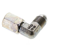 90 Grad JIC-Winkelfitting UNF 7/16''-20 Außengewinde x Innengewinde Stahl 310 bar (4355,5 psi)