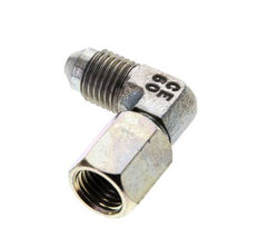 90 Grad JIC-Winkelfitting UNF 7/16''-20 Außengewinde x Innengewinde Stahl 310 bar (4355,5 psi)
