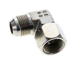 90Grad JIC-Winkelverschraubung UN 1-1/16''-12 Außengewinde x Innengewinde Stahl 210bar (2950,5psi)