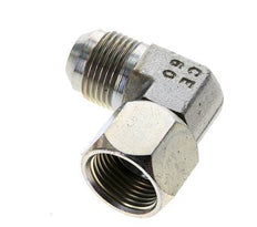90Grad JIC-Winkelverschraubung UN 1-1/16''-12 Außengewinde x Innengewinde Stahl 210bar (2950,5psi)