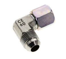 90Grad JIC-Winkelverschraubung UNF 3/4''-16 Außengewinde x Innengewinde Stahl 275bar (3863.75psi)