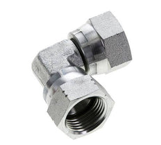90deg JIC Angled Fitting UNF 7/8''-14 Steel 210bar (2950.5psi)