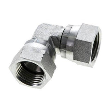 90Grad JIC-Winkelverschraubung UNF 7/8''-14 Stahl 210bar (2950.5psi)