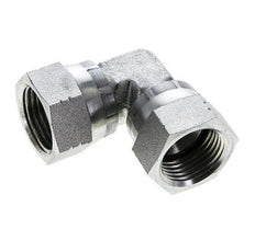 90Grad JIC-Winkelverschraubung UNF 7/8''-14 Stahl 210bar (2950.5psi)