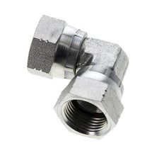 90Grad JIC-Winkelverschraubung UNF 7/8''-14 Stahl 210bar (2950.5psi)
