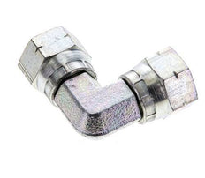 90Grad JIC-Winkelverschraubung UNF 9/16''-18 Stahl 275bar (3863.75psi)