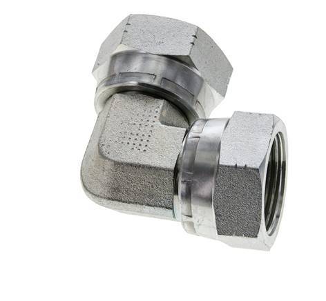 90Grad JIC-Winkelverschraubung UN 1-5/16''-12 Stahl 170bar (2388.5psi)