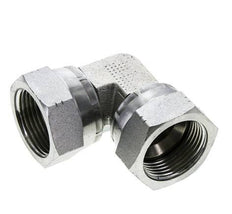 90Grad JIC-Winkelverschraubung UN 1-5/16''-12 Stahl 170bar (2388.5psi)