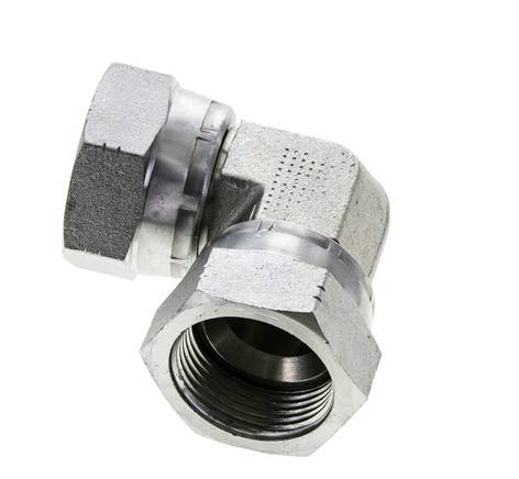 90Grad JIC-Winkelverschraubung UN 1-5/16''-12 Stahl 170bar (2388.5psi)