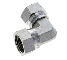 90Grad JIC-Winkelverschraubung UN 1-1/16''-12 Stahl 210bar (2950.5psi)
